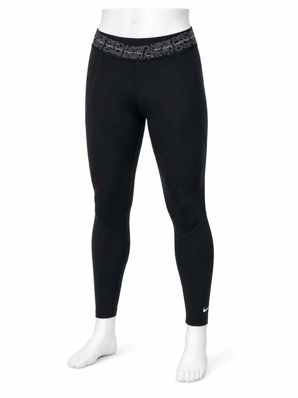 NIKE PRO DRI-FIT WOMEN’S BLACK LEGGINGS. MEDIUM.